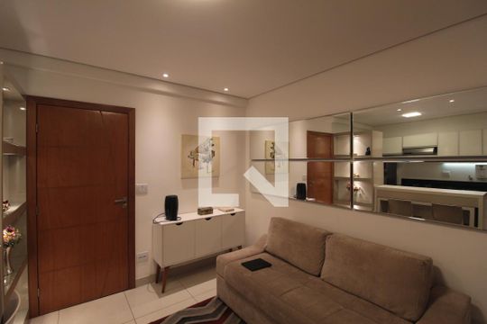 Sala e Copa de kitnet/studio à venda com 1 quarto, 32m² em Santa Rosa, Belo Horizonte