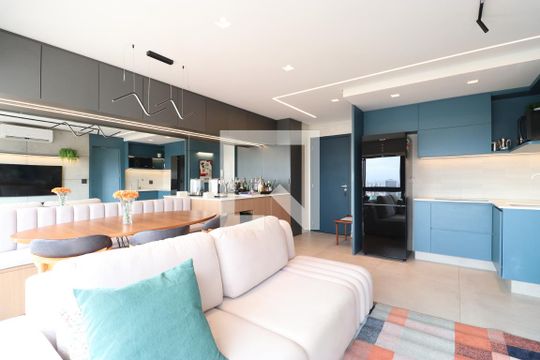 Sala/Cozinha de kitnet/studio à venda com 1 quarto, 40m² em Pompeia, São Paulo