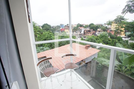 Varanda do Quarto Suíte 1 de casa à venda com 3 quartos, 76m² em Taquara, Rio de Janeiro