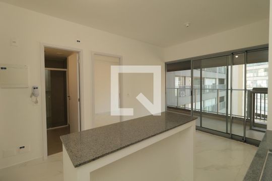 Sala/Cozinha de apartamento à venda com 1 quarto, 41m² em Vila Mariana, São Paulo