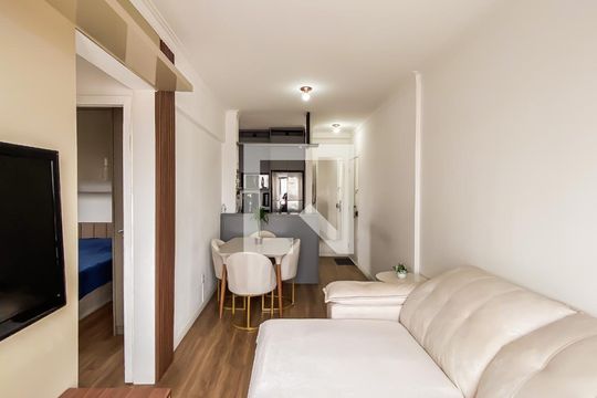 Sala  de apartamento à venda com 2 quartos, 48m² em Vila Paranagua, São Paulo