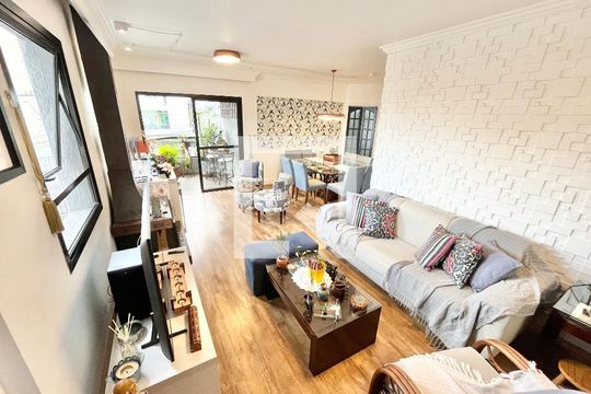 Sala  de apartamento à venda com 4 quartos, 117m² em Jardim São Paulo, São Paulo