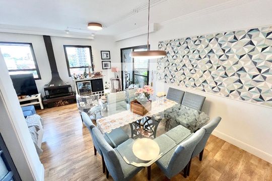 Sala  de apartamento à venda com 4 quartos, 117m² em Jardim São Paulo, São Paulo