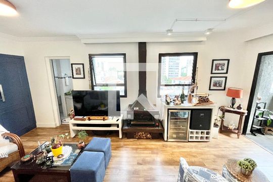 Sala  de apartamento à venda com 4 quartos, 117m² em Jardim São Paulo, São Paulo