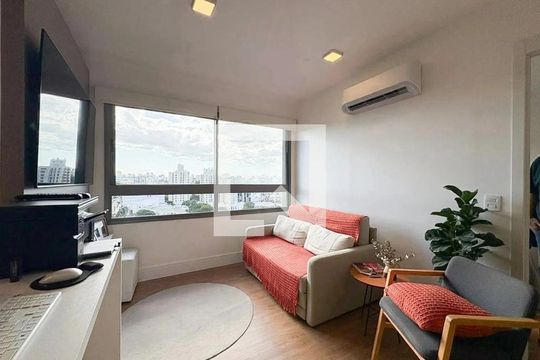 Sala  de apartamento para alugar com 1 quarto, 44m² em Passo d’Areia, Porto Alegre