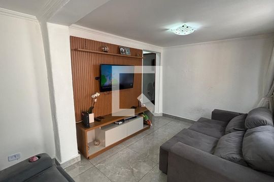 Sala de casa para alugar com 3 quartos, 80m² em Jardim Alvorada, Santo André