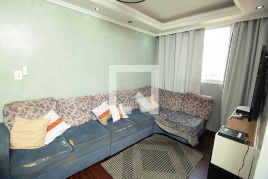 Sala de apartamento à venda com 2 quartos, 48m² em Vila Bela Vista, Santo André