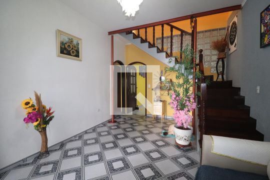 Sala de casa para alugar com 5 quartos, 478m² em Jardim Alvorada, Santo André