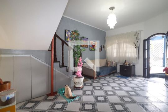 Sala de casa para alugar com 5 quartos, 478m² em Jardim Alvorada, Santo André