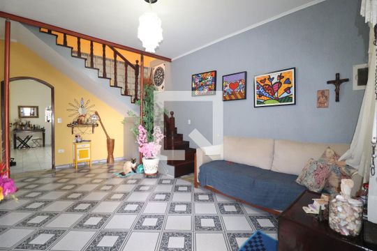 Sala de casa para alugar com 5 quartos, 478m² em Jardim Alvorada, Santo André