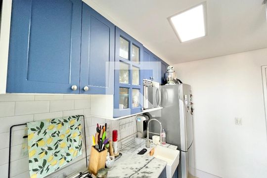 Cozinha de apartamento à venda com 2 quartos, 48m² em Casa Verde, São Paulo
