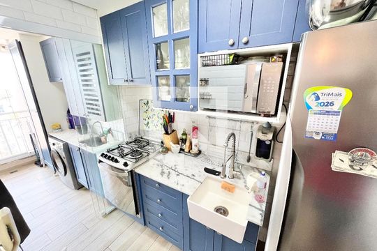 Cozinha de apartamento à venda com 2 quartos, 48m² em Casa Verde, São Paulo