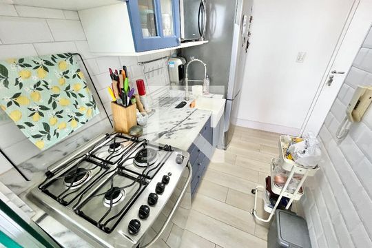 Cozinha de apartamento à venda com 2 quartos, 48m² em Casa Verde, São Paulo