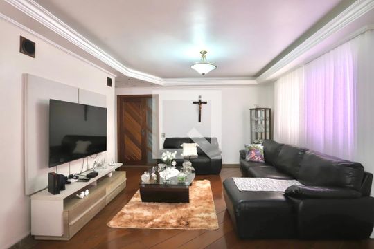 Sala de casa de condomínio à venda com 3 quartos, 256m² em Vila Regente Feijó, São Paulo