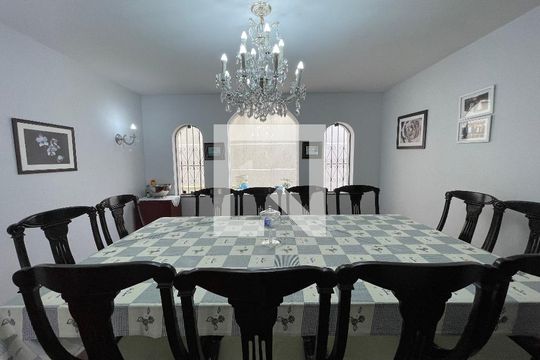 Sala de Jantar de casa à venda com 7 quartos, 540m² em Caxingui, São Paulo