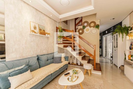 Sala de casa de condomínio à venda com 3 quartos, 94m² em Sarandi, Porto Alegre