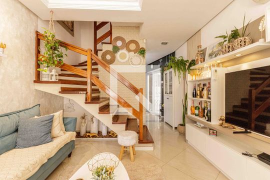 Sala de casa de condomínio à venda com 3 quartos, 94m² em Sarandi, Porto Alegre