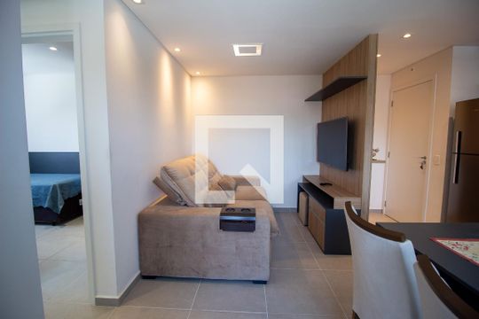 Sala  de apartamento para alugar com 2 quartos, 47m² em Vila Carvalho, Sorocaba