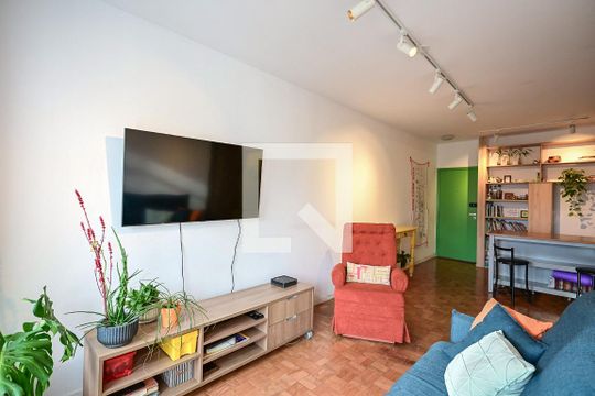 Sala de apartamento à venda com 3 quartos, 115m² em Vila Progredior, São Paulo
