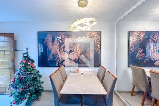 Sala de Jantar de casa de condomínio para alugar com 2 quartos, 116m² em Vila Esperança, São Paulo