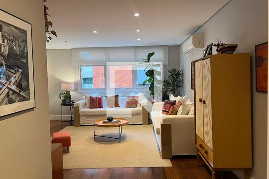 Sala de apartamento para alugar com 3 quartos, 142m² em Pinheiros, São Paulo