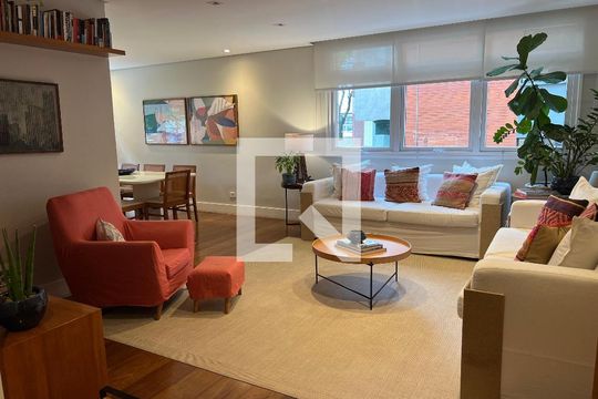 Sala de apartamento para alugar com 3 quartos, 142m² em Pinheiros, São Paulo