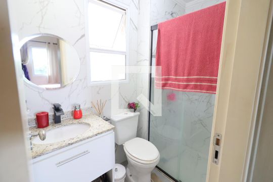 Banheiro da Suíte 1 de apartamento à venda com 2 quartos, 57m² em Umuarama, Osasco