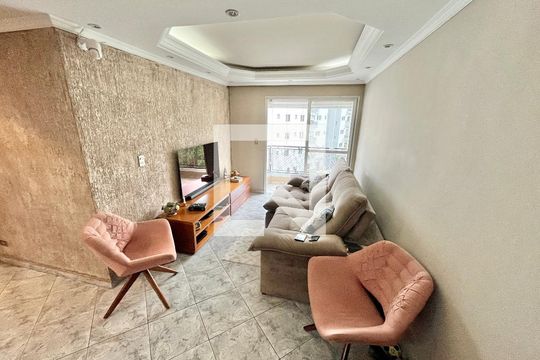 Sala de apartamento à venda com 2 quartos, 64m² em Lauzane Paulista, São Paulo