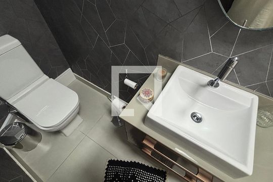 Lavabo de casa para alugar com 3 quartos, 208m² em Vila Valparaíso, Santo André