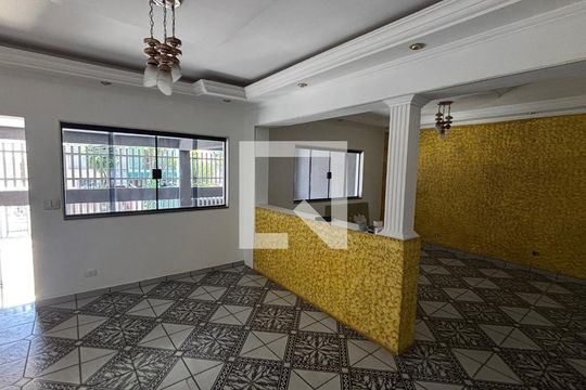 Sala - Sala de Jantar de casa para alugar com 5 quartos, 374m² em Vila Scarpelli, Santo André