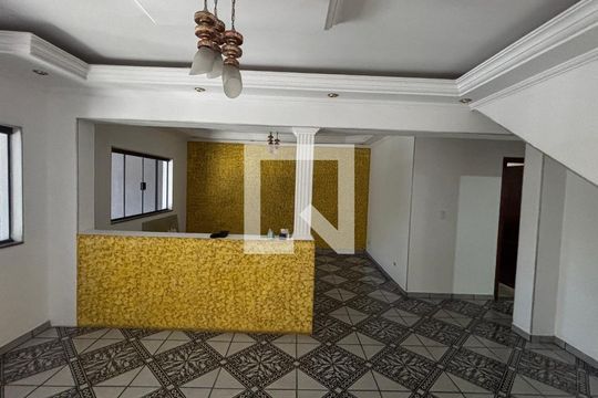 Sala - Sala de Jantar de casa para alugar com 5 quartos, 374m² em Vila Scarpelli, Santo André