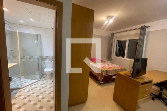 Sala/Quarto de apartamento à venda com 1 quarto, 35m² em Alphaville Industrial, Barueri