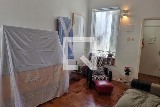 Sala de apartamento à venda com 1 quarto, 97m² em Jardim Botânico, Rio de Janeiro