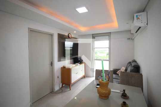 Sala de apartamento à venda com 1 quarto, 45m² em Humaitá, Porto Alegre