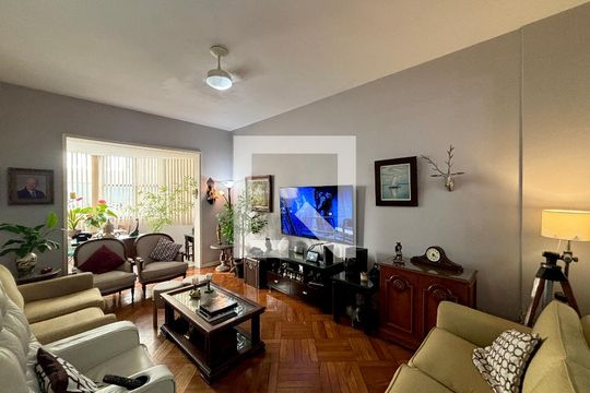 Sala de apartamento para alugar com 3 quartos, 144m² em Copacabana, Rio de Janeiro