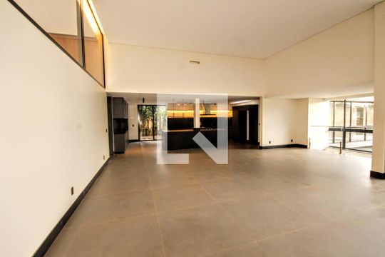 sala de casa de condomínio à venda com 4 quartos, 403m² em Alphaville - Lagoa dos Ingleses, Nova Lima