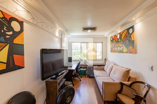 Sala de Estar de apartamento à venda com 3 quartos, 59m² em Jardim Umuarama, São Paulo