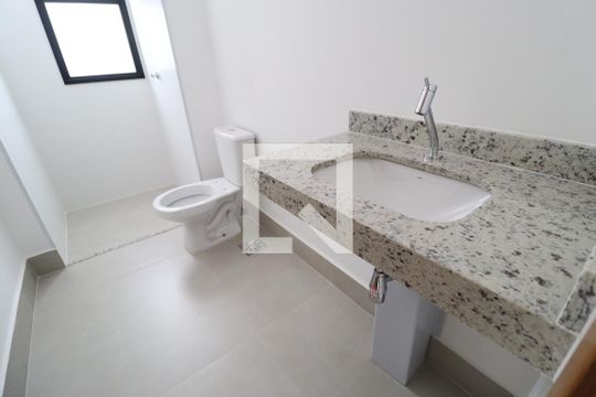 Banheiro Social de apartamento para alugar com 2 quartos, 77m² em Jardim Sul, Uberlândia