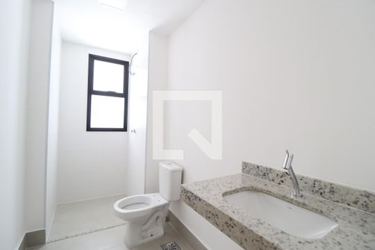 Banheiro Social de apartamento para alugar com 2 quartos, 77m² em Jardim Sul, Uberlândia