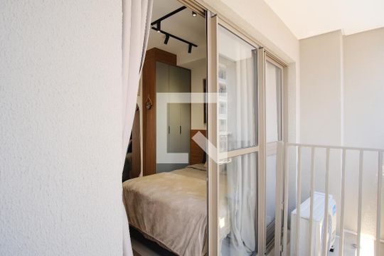 Varanda de kitnet/studio para alugar com 1 quarto, 27m² em Tatuapé, São Paulo
