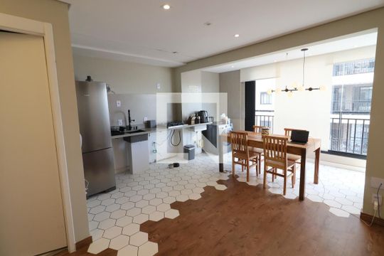 Sala/Cozinha de apartamento à venda com 3 quartos, 57m² em Padroeira, Osasco