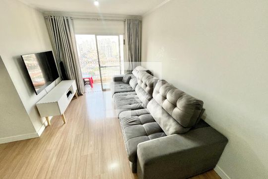 Sala de apartamento à venda com 3 quartos, 80m² em Lauzane Paulista, São Paulo