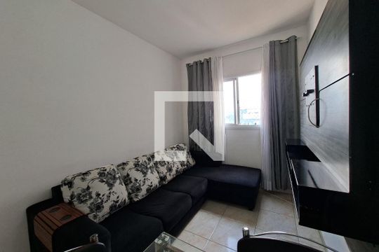 Sala de apartamento para alugar com 2 quartos, 78m² em Cidade Ocian, Praia Grande