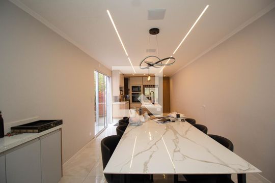 Sala de Jantar de casa de condomínio para alugar com 3 quartos, 150m² em Jardim Libano, São Paulo