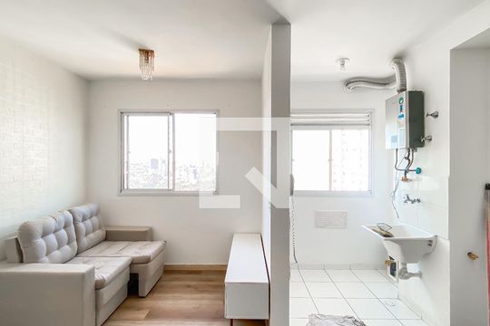 Sala/cozinha de apartamento à venda com 2 quartos, 35m² em Vila Ré, São Paulo