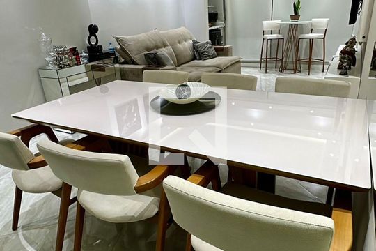 Sala de jantar de apartamento para alugar com 2 quartos, 69m² em Vila Andrade, São Paulo