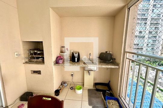 Varanda da Sala de apartamento à venda com 4 quartos, 128m² em Vila Augusta, Guarulhos