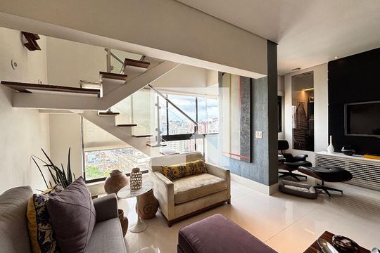 Sala de apartamento à venda com 3 quartos, 215m² em Moema, São Paulo
