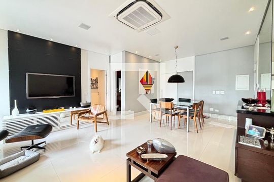 Sala de apartamento à venda com 3 quartos, 215m² em Moema, São Paulo