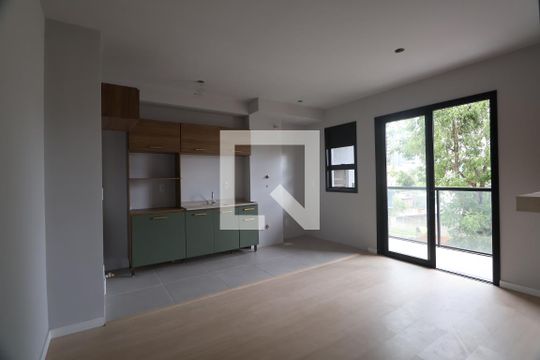 Sala/Cozinha de apartamento para alugar com 2 quartos, 49m² em Centro, Canoas